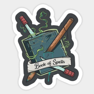 Book Of Spells Sticker